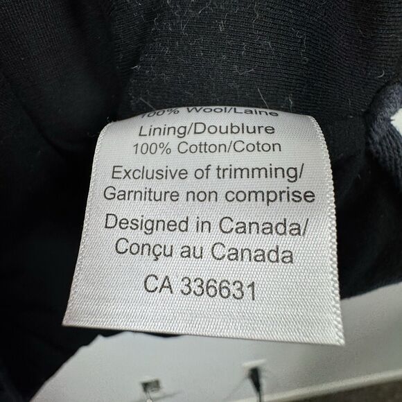 LAUNDROMAT Handcrafted Gray & Red Striped 100% Wool 1/4-Zip Pullover Sweater M - Picture 4 of 7